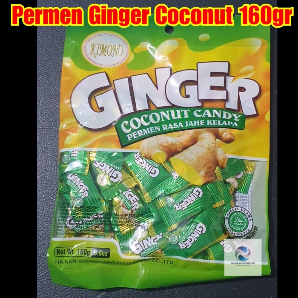 

Permen Kimono Ginger Coconut / Permen Jahe Kelapa 160gr