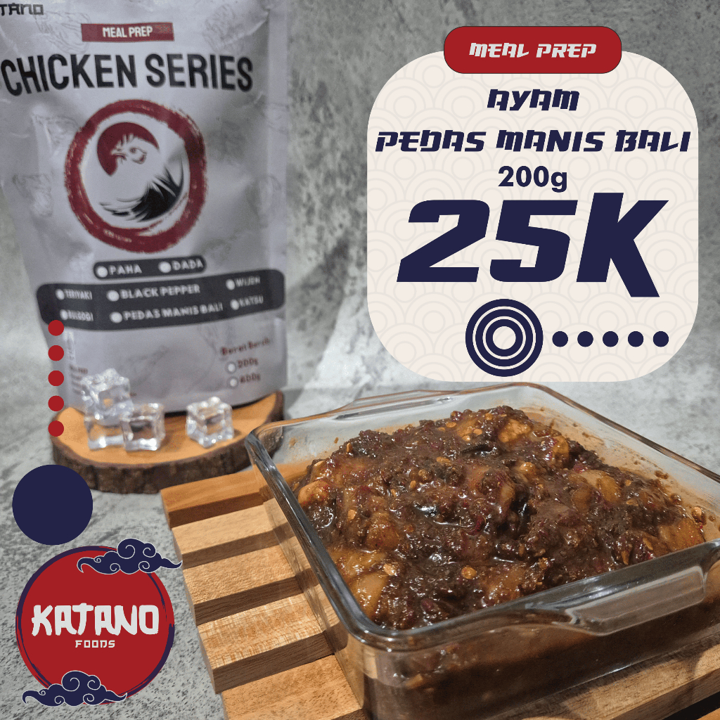 

Ayam Pedas Manis Ala Bali | Meal Preps - Frozen Food | Dada / Paha | 200g - 400g