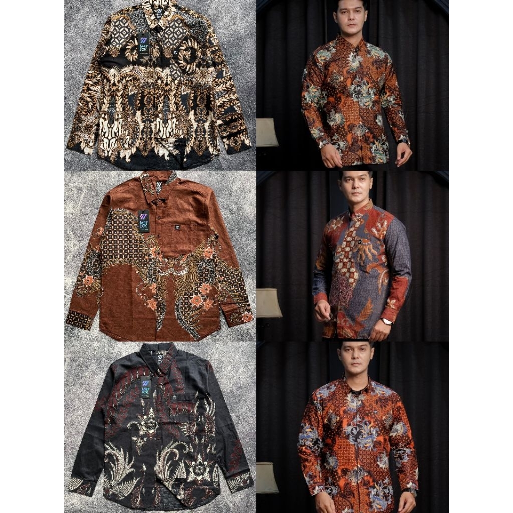 KEMEJA PRIA BATIK MODERN SLIM FIT / KEMEJA BATIK CASUAL PREMIUM