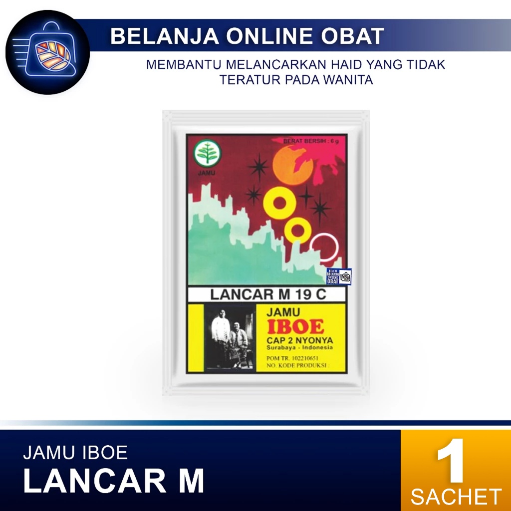 JAMU IBOE LANCAR M // Jamu Untuk Melancarkan Haid