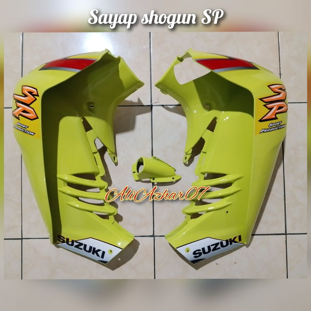 sayap Suzuki shogun125SP,lama(kuning)