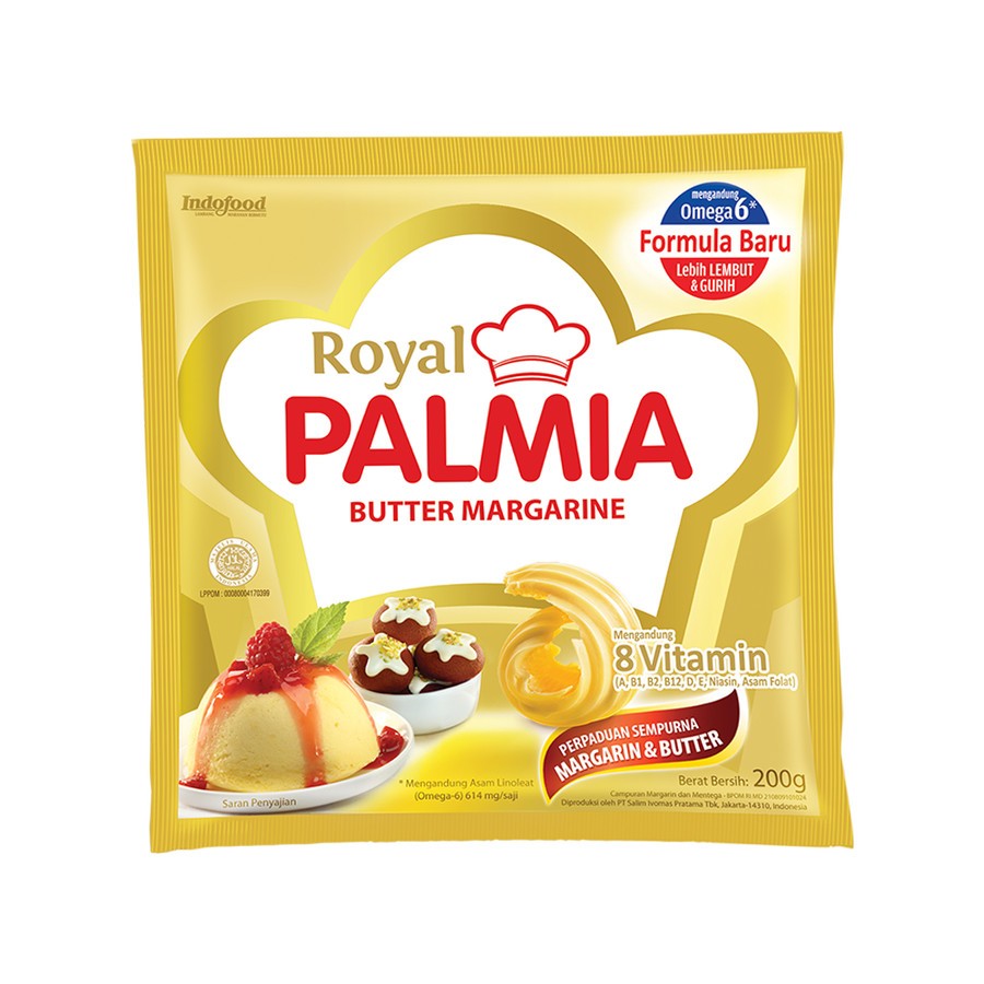 

Royal Palmia Butter Margarine Margarin 200gr