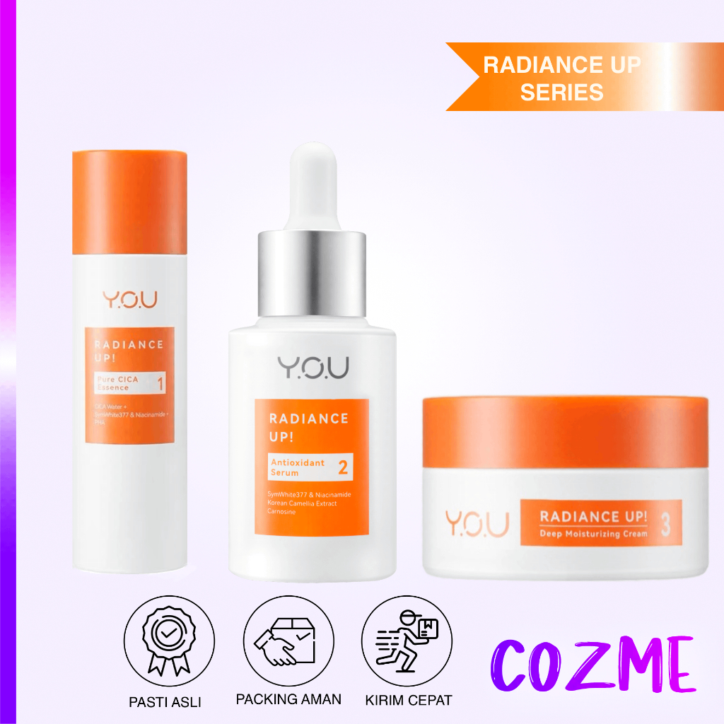 YOU Radiance Up Skincare Series | Moisturizer | Serum | Cleanser | Essence