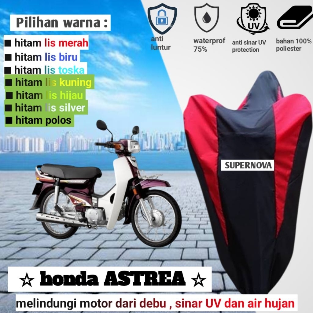 cover/selimut body motor ASTREA , ASTREA GRAND cover motor anti air waterprof