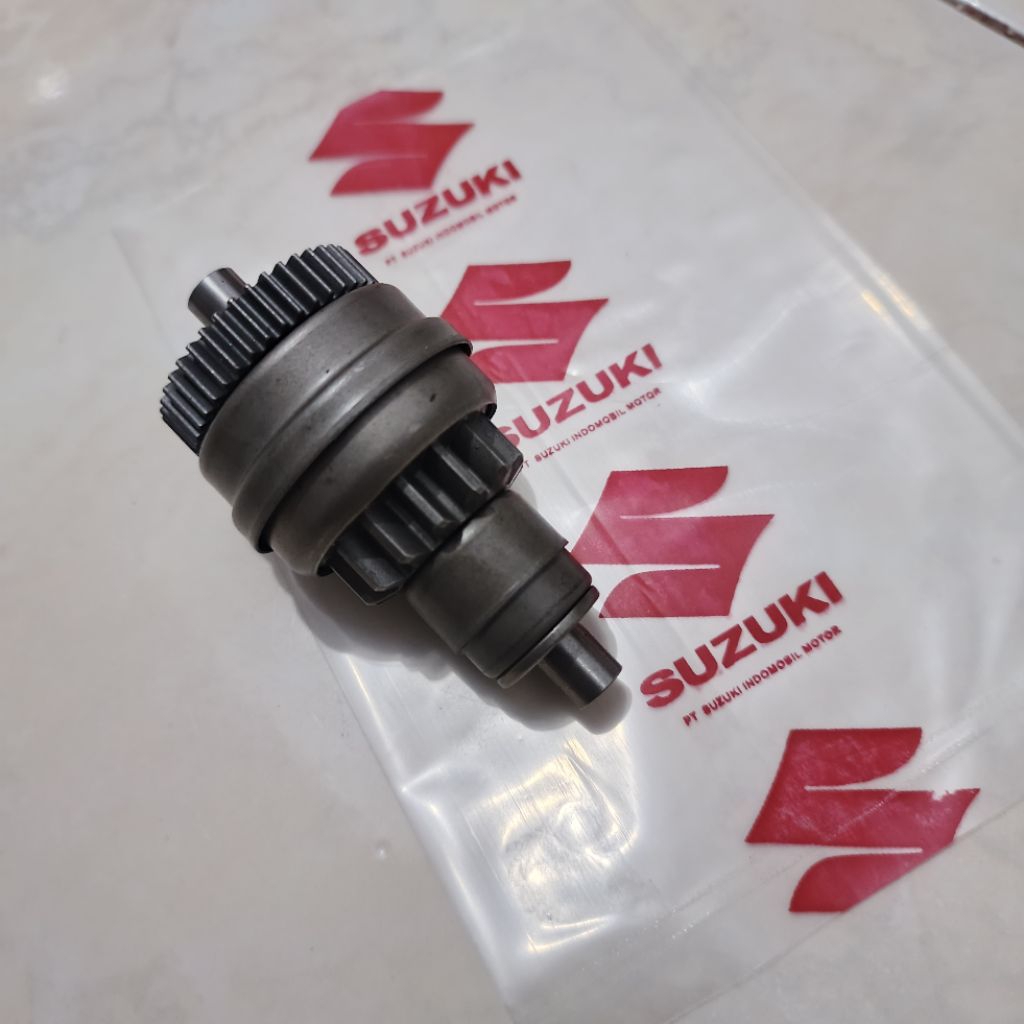 Gigi Pinion Stater Starter Gear Assy Granat Suzuki Nex Spin Skywave SkyDrive Nex Karbu Nex Fi Hayate