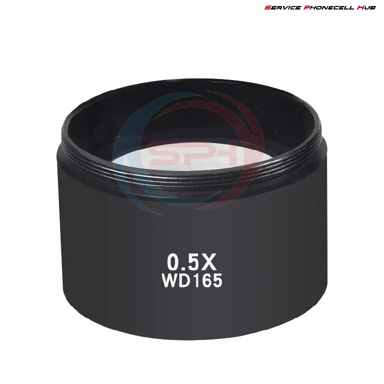 Lensa Peninggi Microscope Nepto 0.5x WD165 For Stereo Mikroskop Accessories