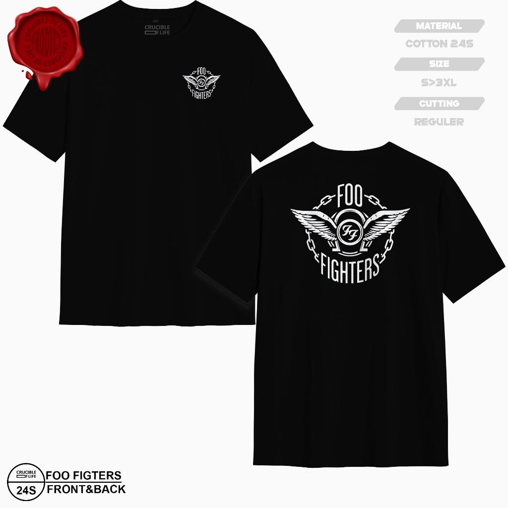 KAOS FOO FIGHTERS TOUR JAKARTA KATUN 24S SHORT