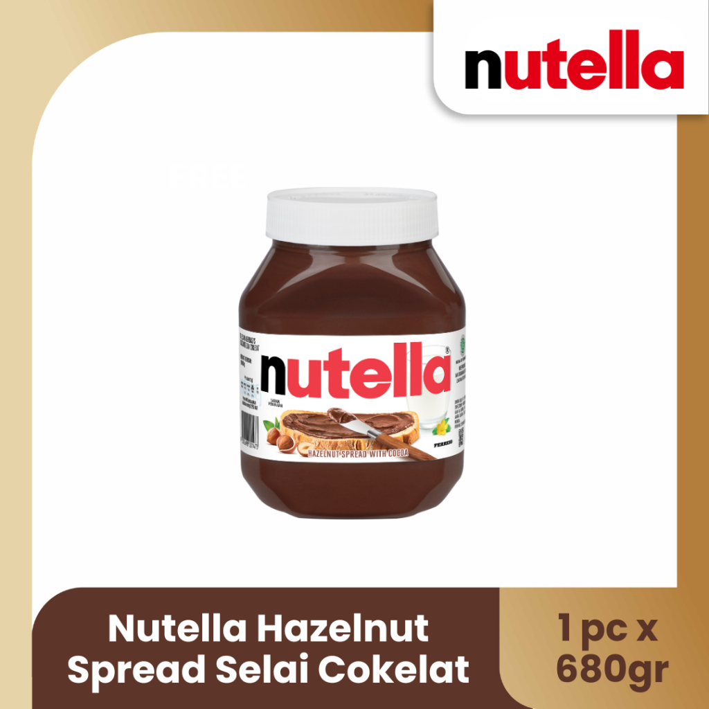 

NO_MORE Nutella Hazelnut Spread Selai Cokelat 680gr
