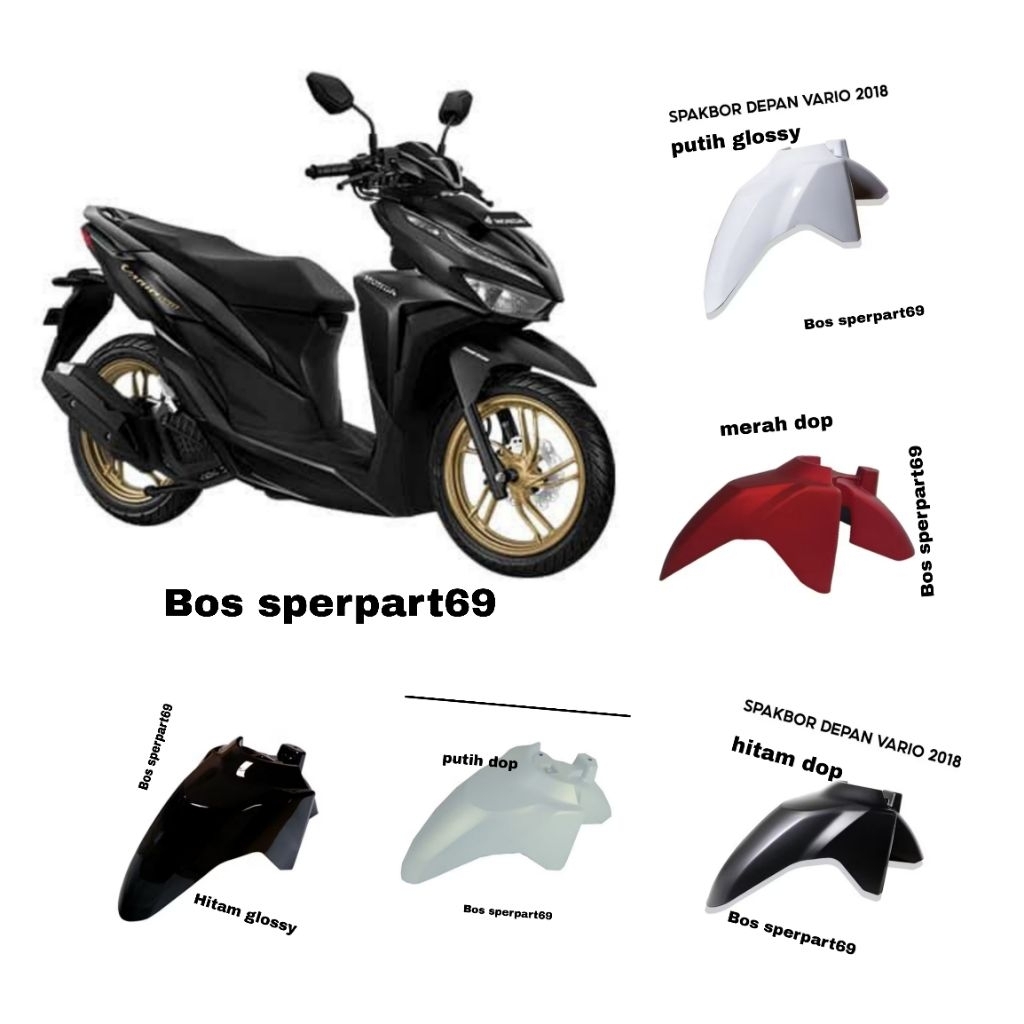 spakbor depan Vario 125 150 LED New | spakbor depan Honda Vario 150 new