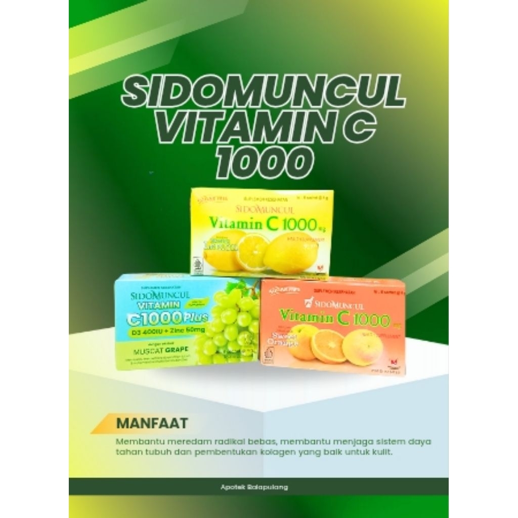 SIDOMUNCUL Vitamin C 1000 box