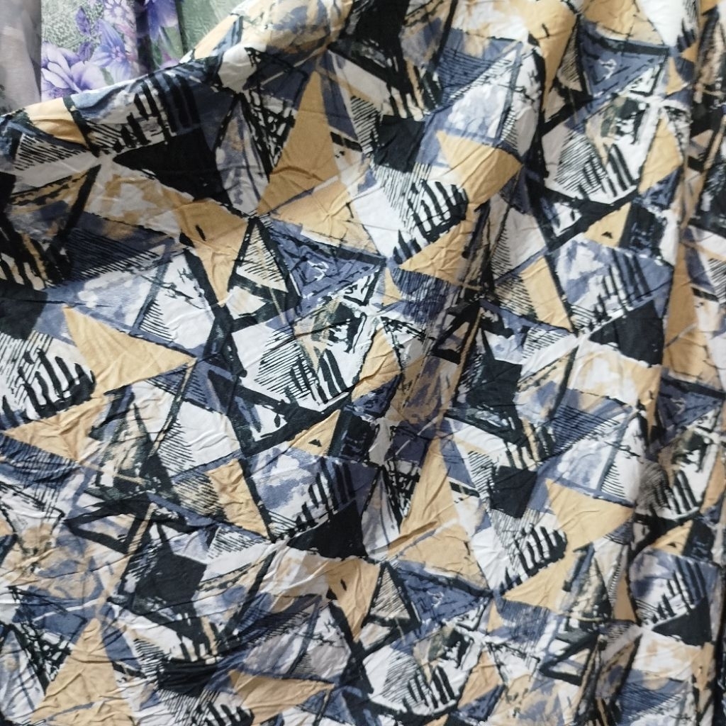 Bahan Satin Motif - Kain Saten Silk - Bahan Satin Silk Motif - Kain Kebaya - Kain Meteran - Bahan Sa