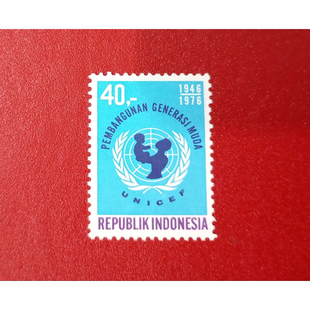 

PRANGKO INDONESIA HUT KE 30 UNICEF 1976 SINGLE SET MINT