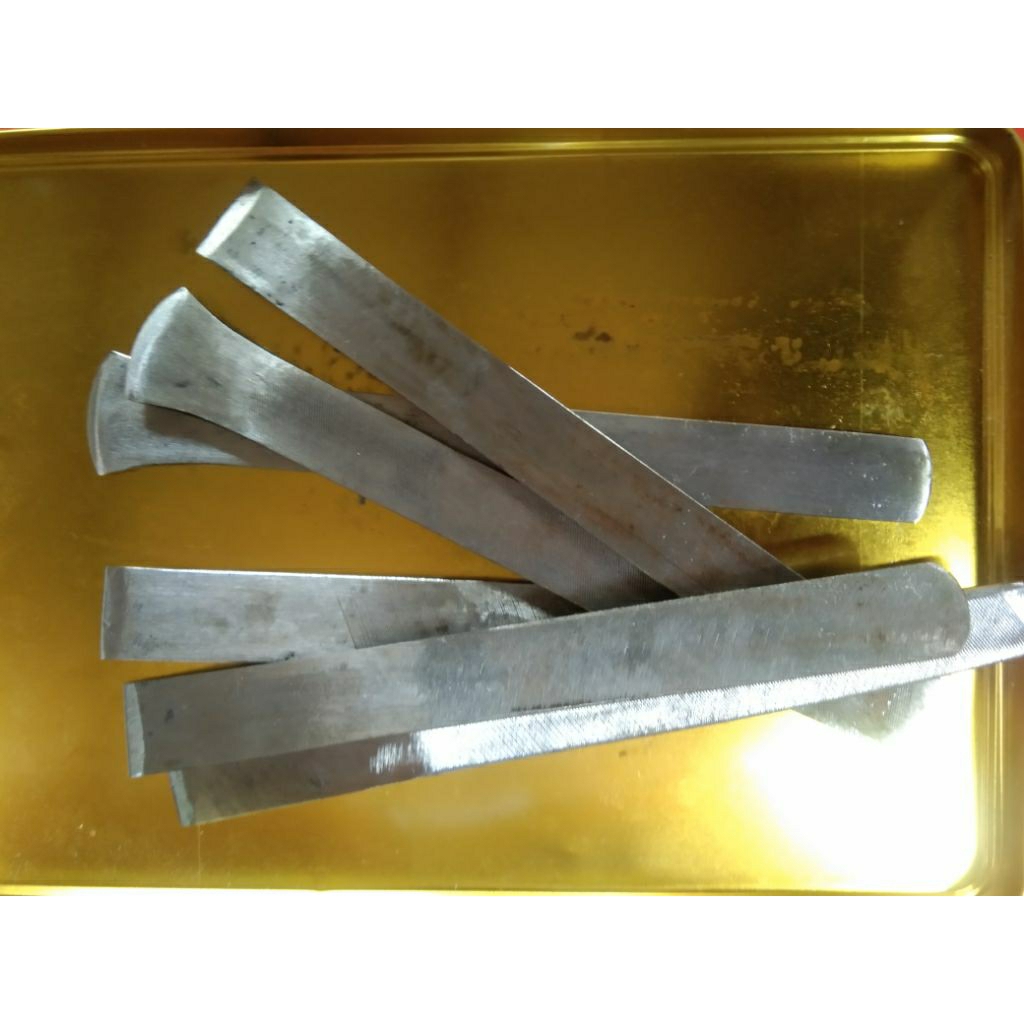 pisau/pahat bonsai pemecah batang dari baja kikir