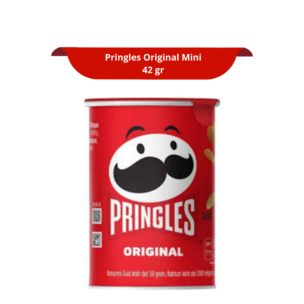 

[1 DUS ISI 12] PRINGLES POTATO CHIPS ORIGINAL MINI KLG 42gr