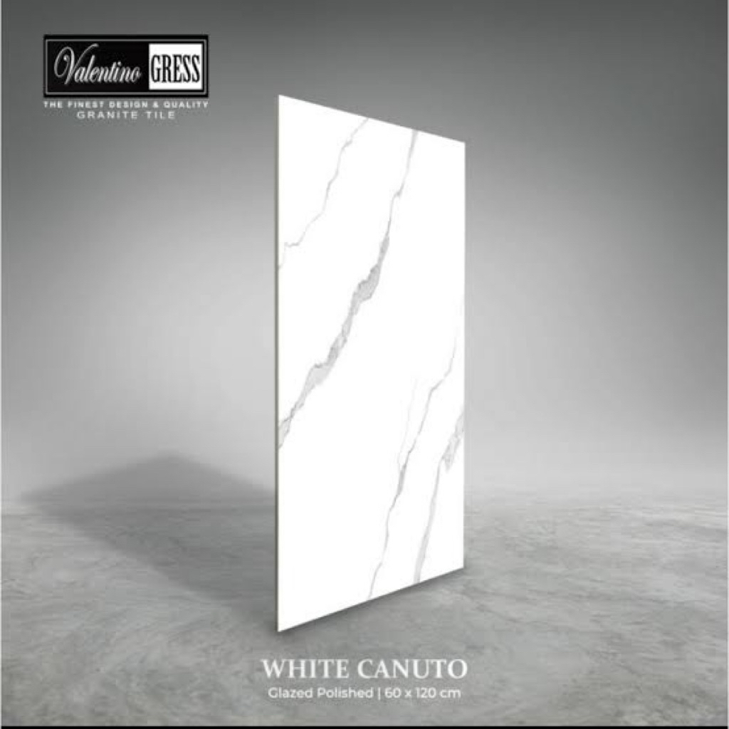 GRANIT LANTAI 60x120 WHITE CANUTO VALENTINO GRESS
