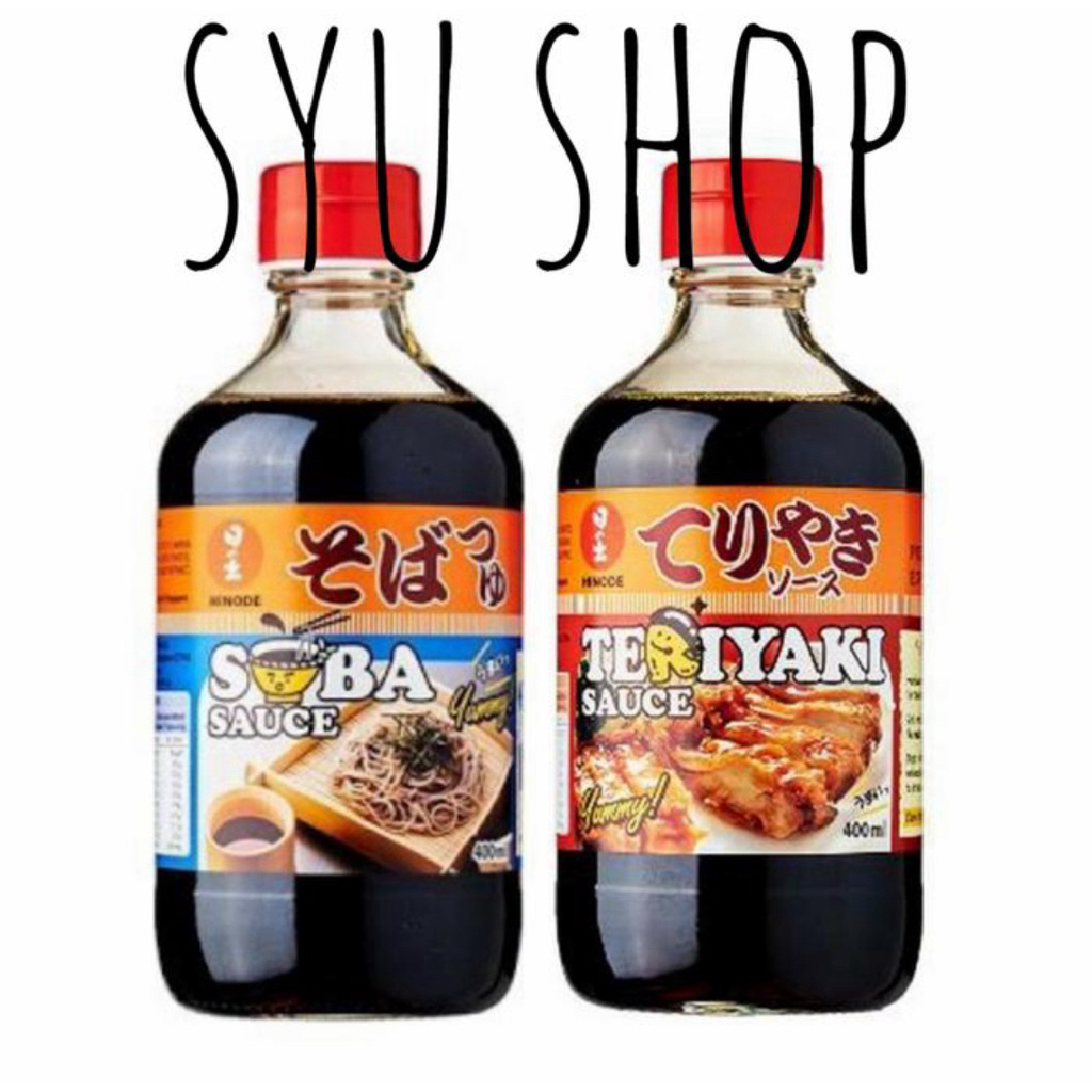 

hinode teriyaki soba sauce tsuyu daio 400ml
