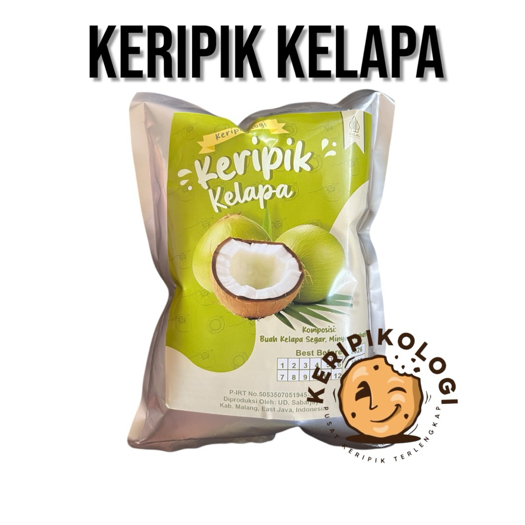 

KERIPIK KELAPA ASLI KUALITAS SUPER GROSIR 100Gr