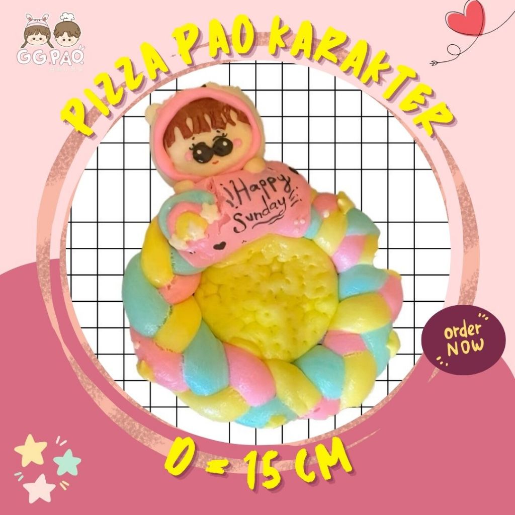 

pizza karakter bakpao pizza pao karakter d 15cm