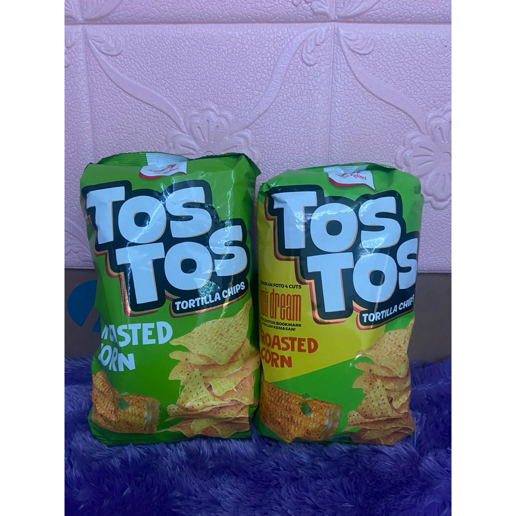 

TOS TOS TORTILA CHIPS 140gram ROASTED CORN