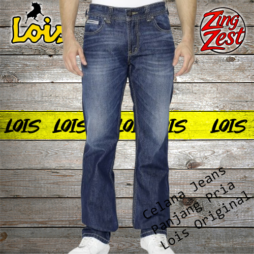 Lois Original Celana Jeans Panjang Pria Reguler Celana Lois Pria Terbaru CFL