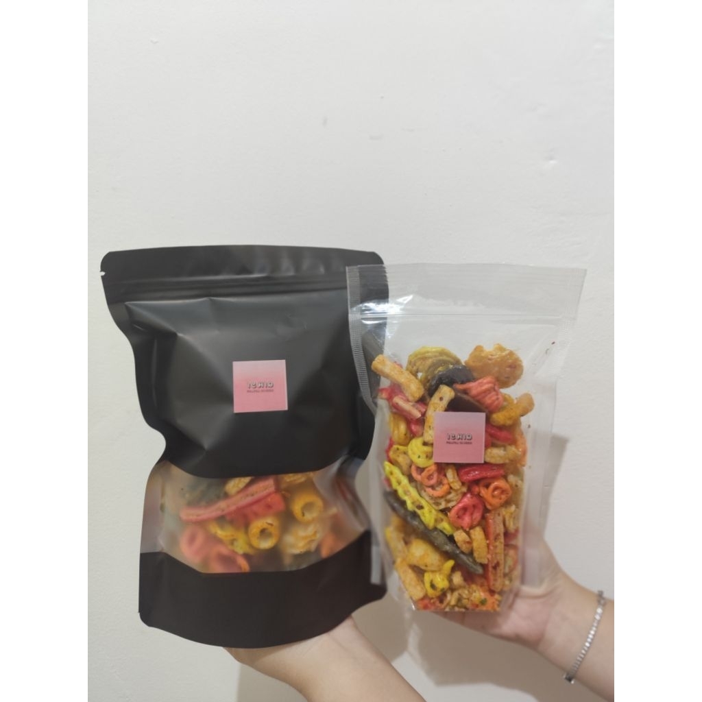 

Sebring Bumbu Daun Jeruk + Kencur Pedas / Kerupuk Seblak Bumbu Daun Jeruk + Kencur Pedas