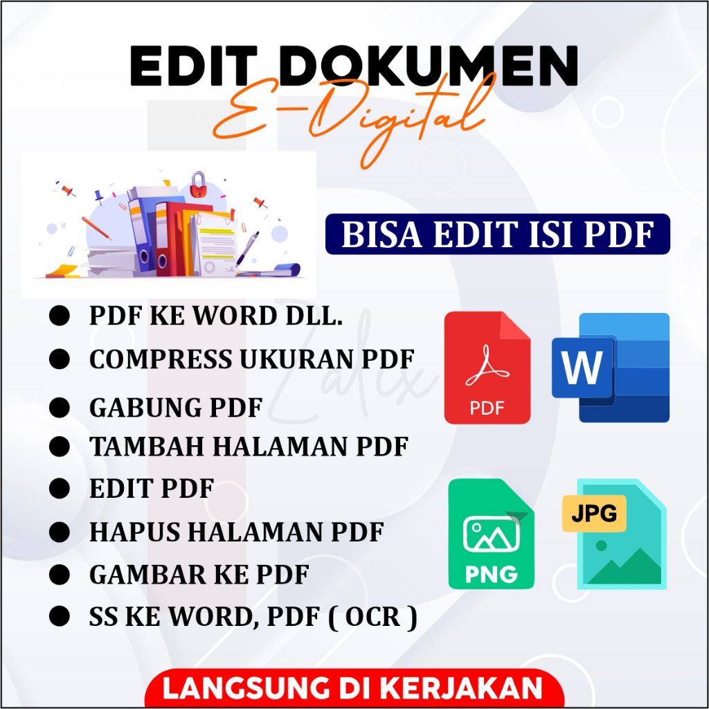 Jasa edit Pdf, Convert Pdf to word, Compress Pdf, edit ss, Edit Scan, Gambar, Dll