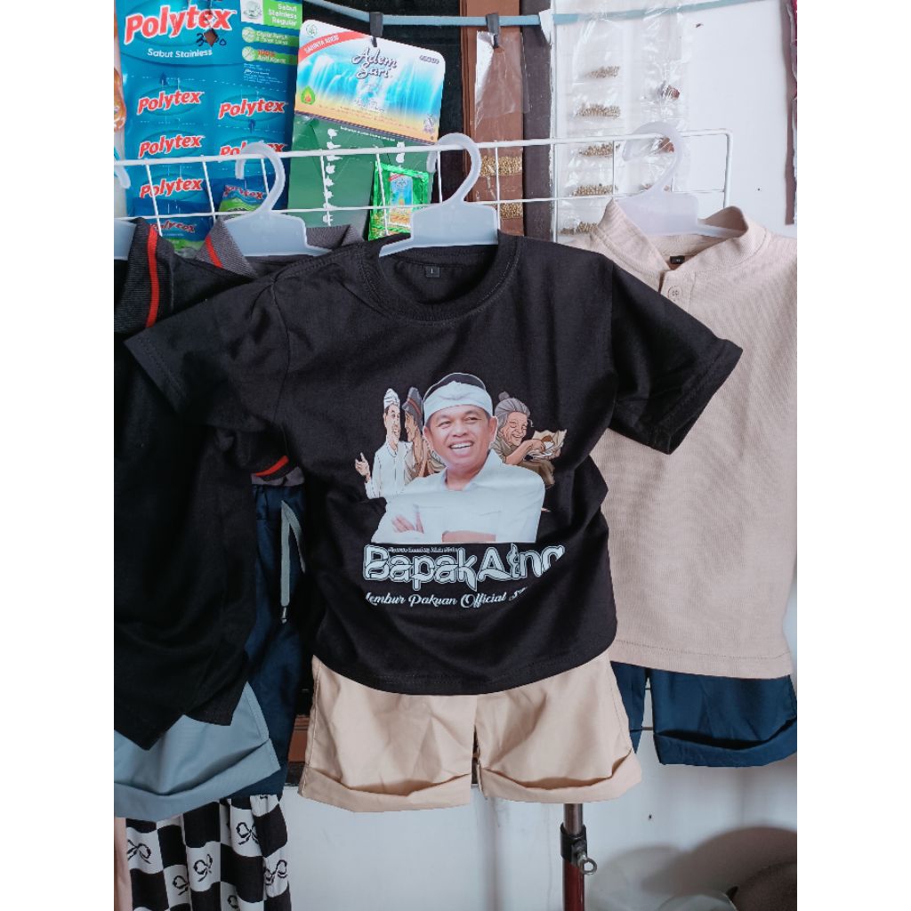 KAOS ANAK STELAN BAPAK AING ORIGINAL LEMBUR PAKUAN OFFICIAL STORE