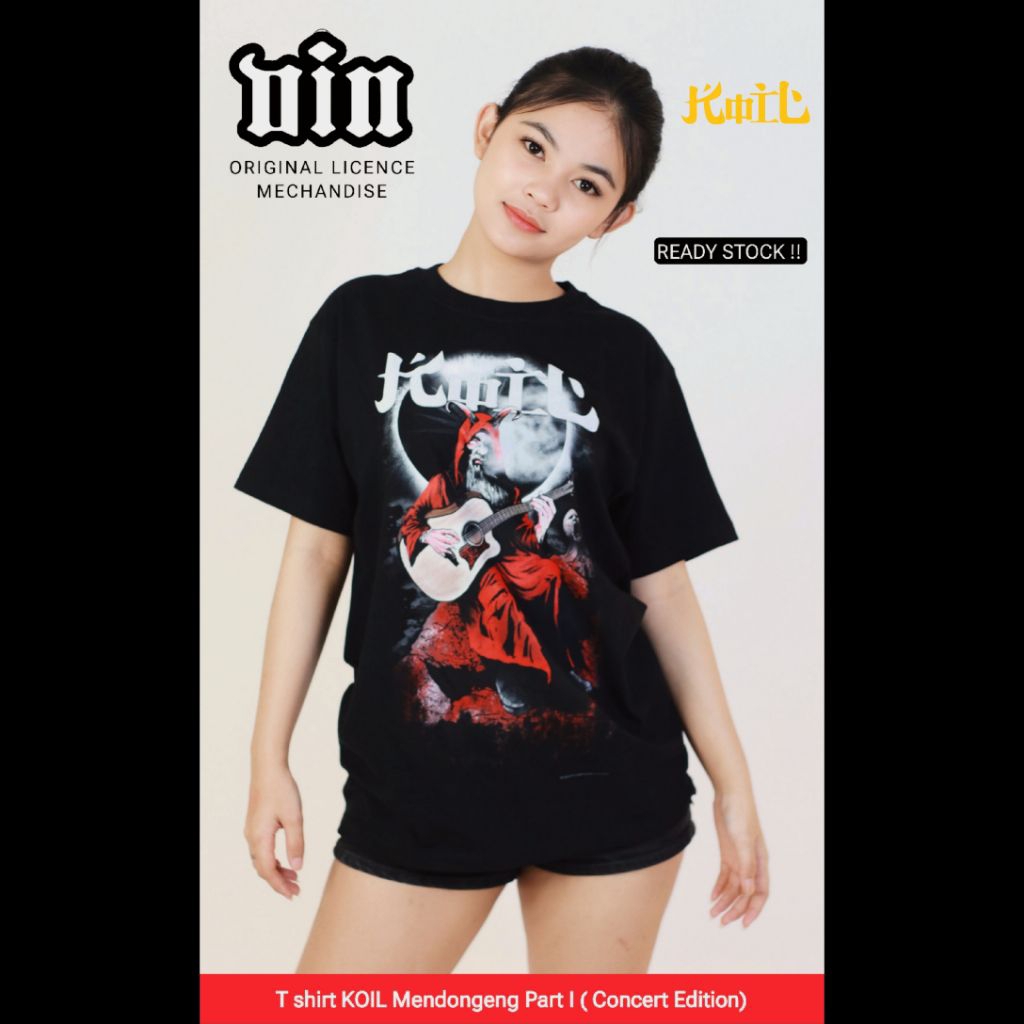 KOIL BAND T shirt Kaos band music koil official Licensed KOIL ORI / KAOS KOIL ORIGINAL / KOIL LIMITE