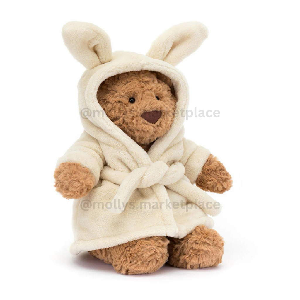BARTHOLOMEW BEAR BATHROBE JELLYCAT
