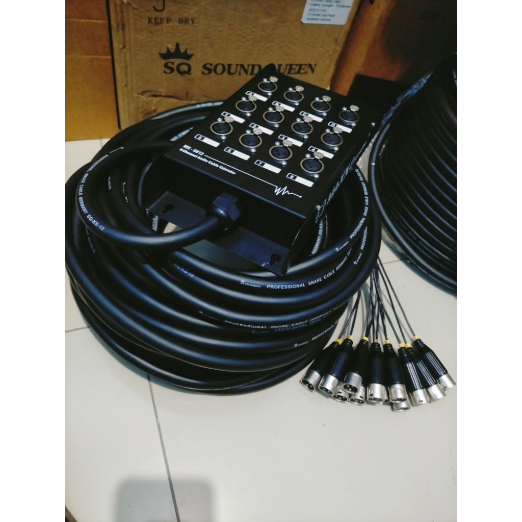 Kabel snake soundqueen 12 Chanel custom 50meter