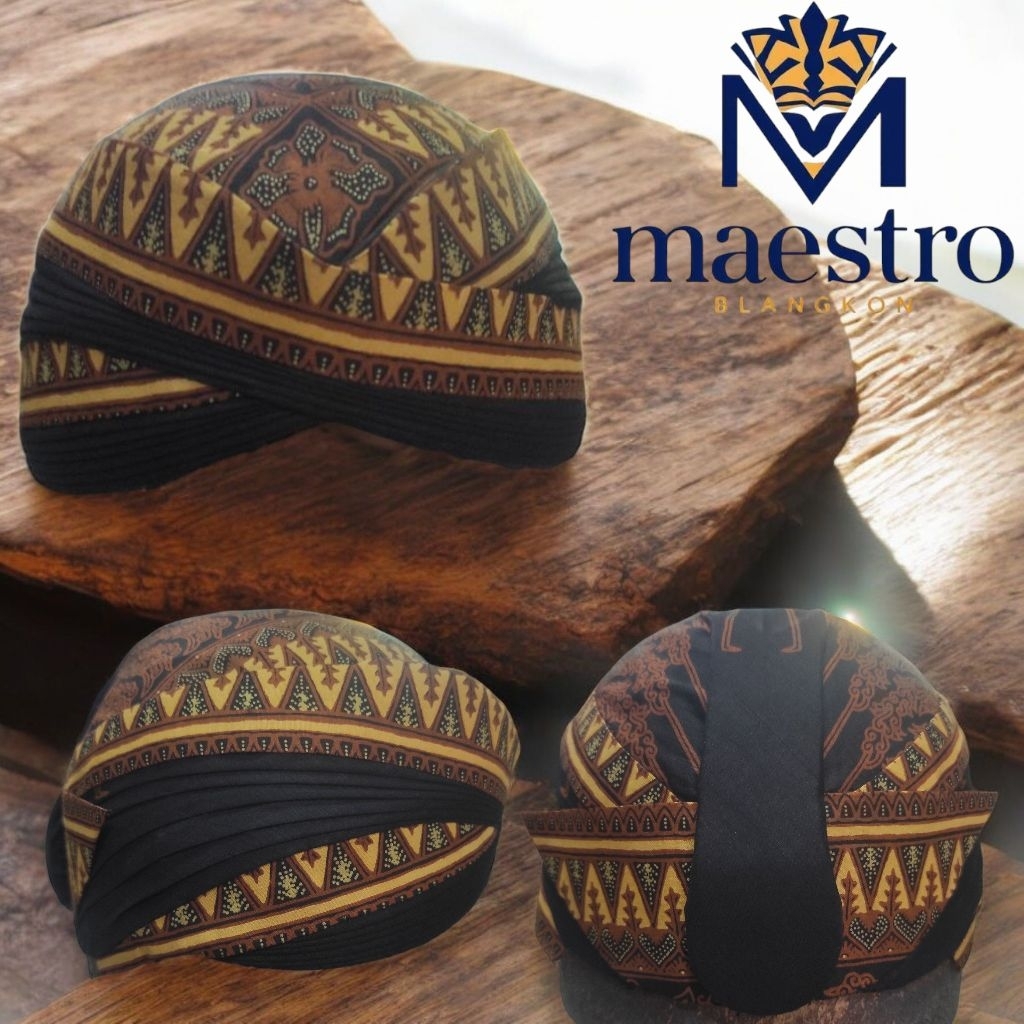 Blangkon solo perbawan, cuci lipat jahitan