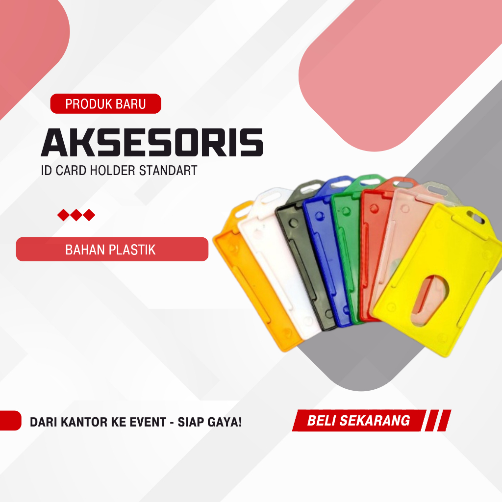 

Card Holder Standar/Tempat ID Card 8 Warna / Warna Sesuai