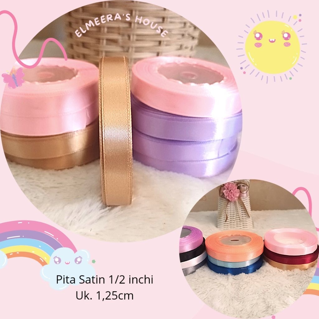 

Pita Satin -+1,25cm per/Roll