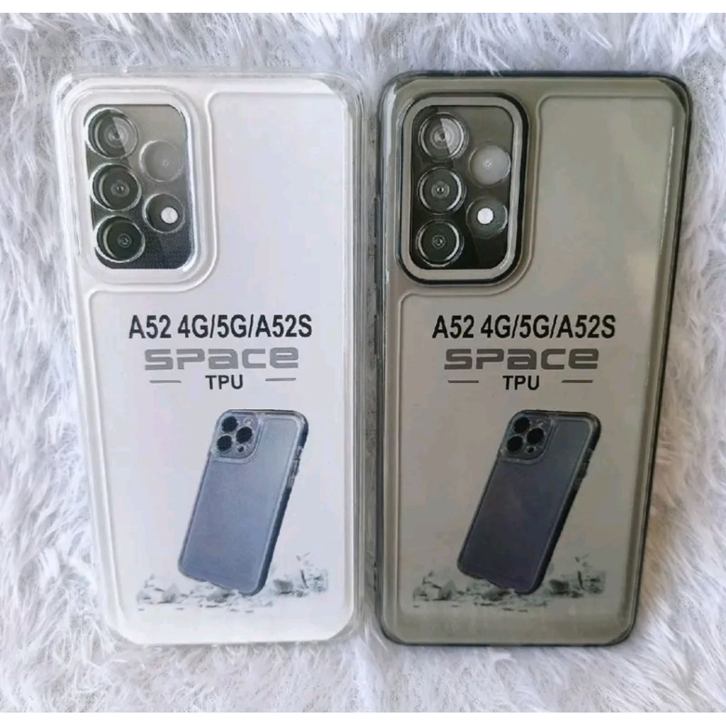 Softcase Bening Clear Samsung A52 A52S Casing full Pelindung Camera