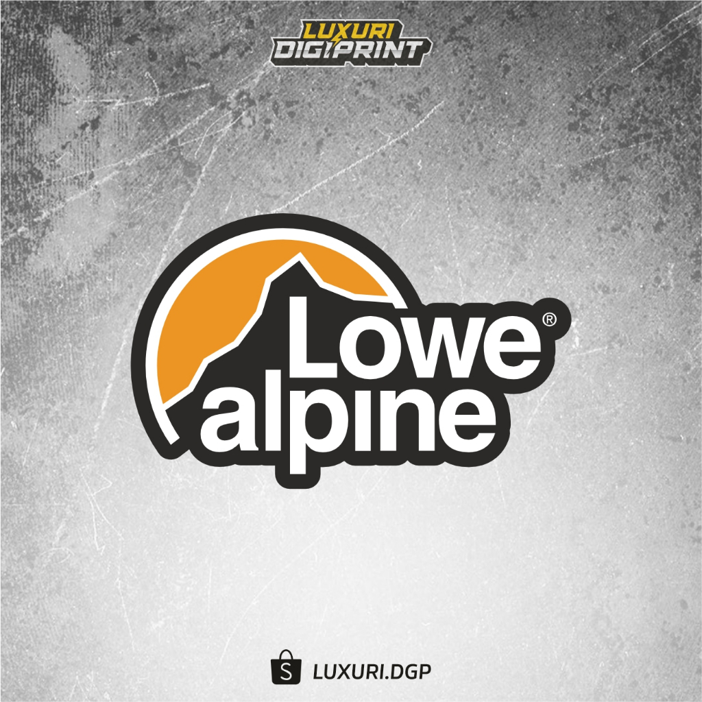 

COD | STIKER "LOWE ALPINE" | STIKER SATUAN | STIKER OUTDOOR | STIKER BRAND