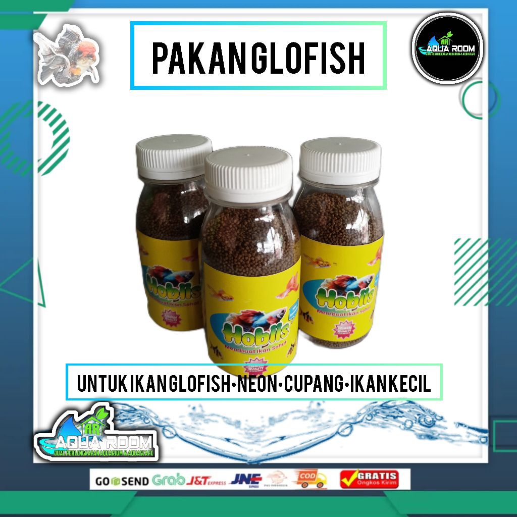 Pakan Ikan Glofish Ikan Cupang Ikan Kecil-Kecil Ikan Aquascape