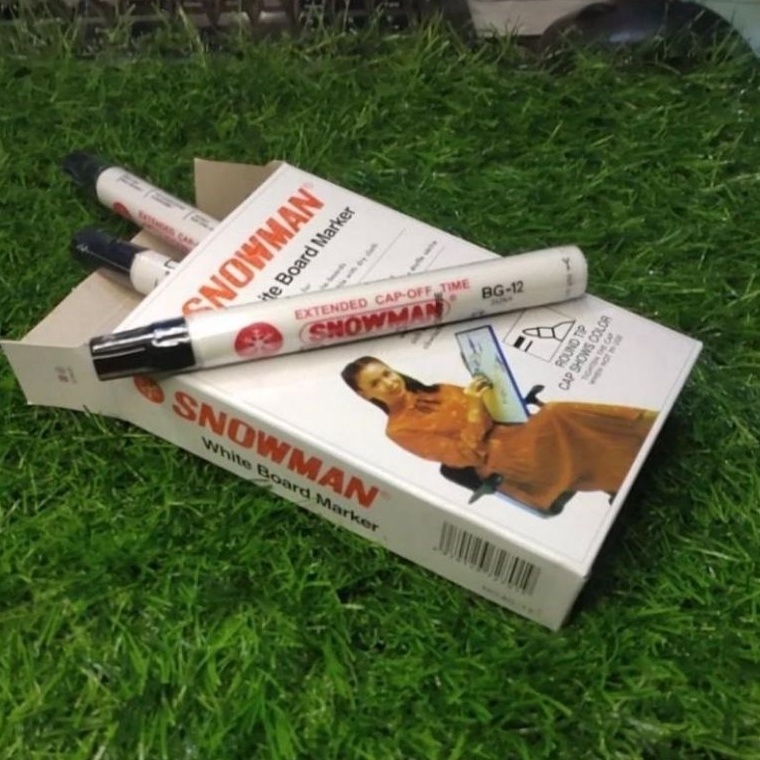 

KODE N77U Spidol Snowman WhiteBoard Boardmaker BG12 Per lusin 12 PCS