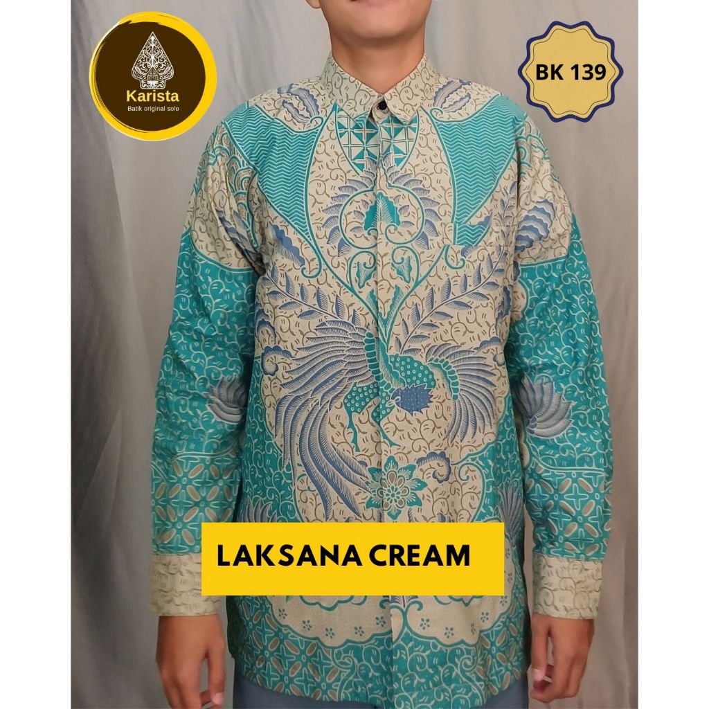 BATIK LAKSANA CREAM (BK 139) - BATIK KARISTA ORIGINAL