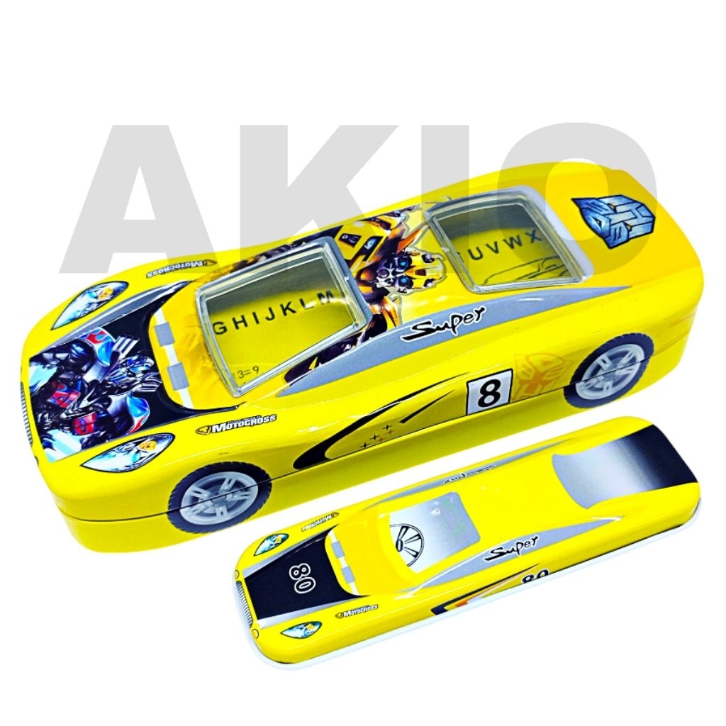 

Tempat Pensil Anak Karakter ROBOT TRANSFORMERS LPY97-6 2 Susun Tingkat Mobil Besar Kaleng Besi Murah