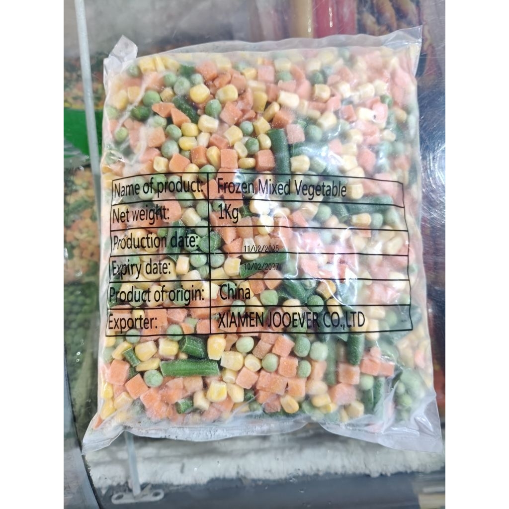 

Mix Vegetable China 1000 gr