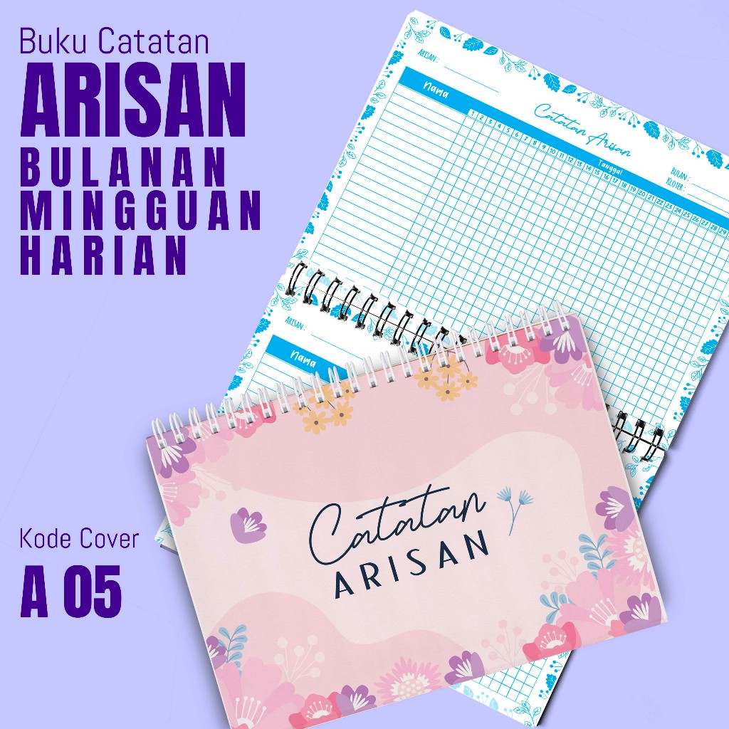 

artomaringi Buku Catatan Arisan Harian Mingguan Bulanan BELI 2 GRATIS 1 PEN GEL - Kode A05