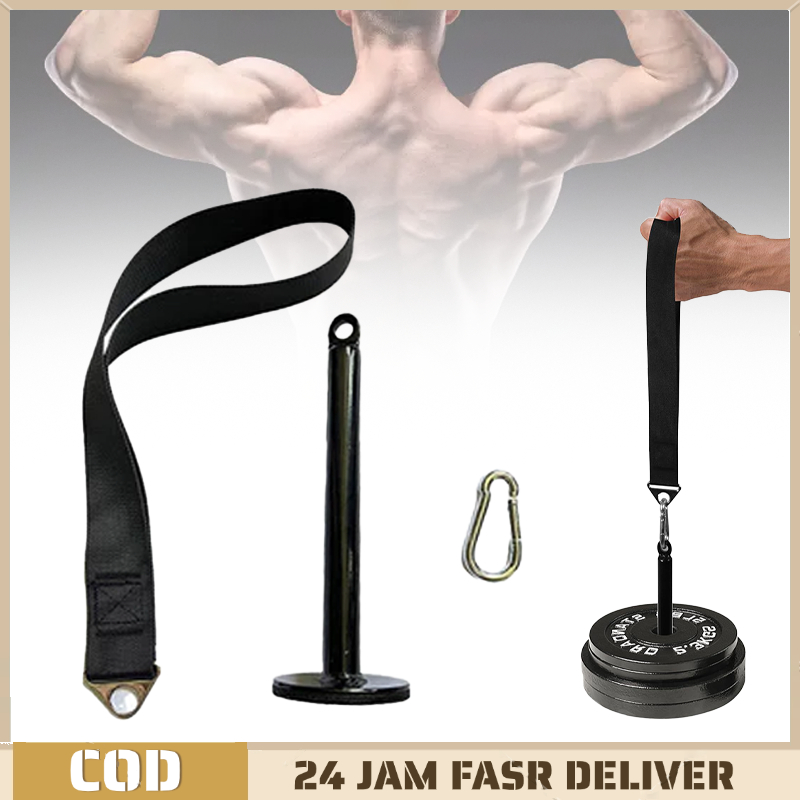 Strap Gym Fitnes Angkat Beban Loadpin Pulldown Katrol Tricep Untuk Tali Tricep Gym Fitness Strap Gym