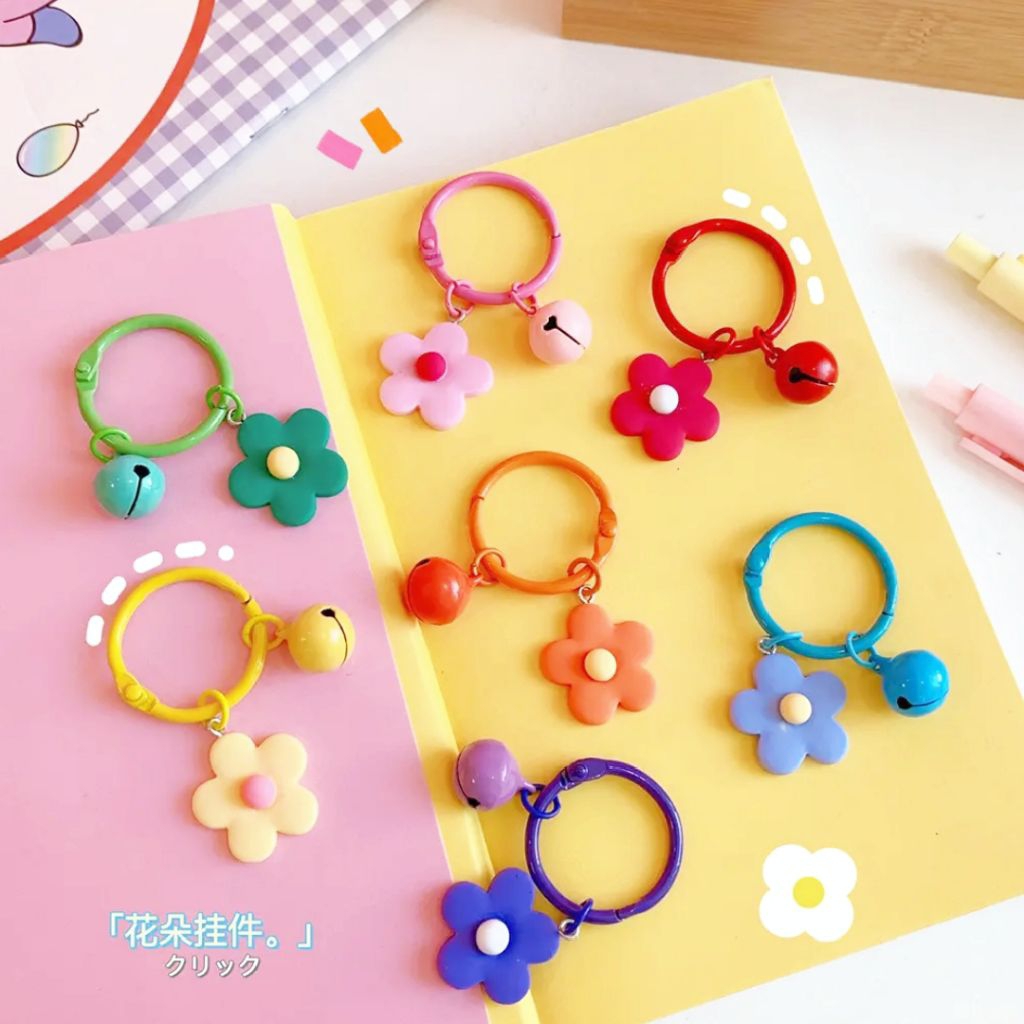 Gantungan kunci bunga lonceng