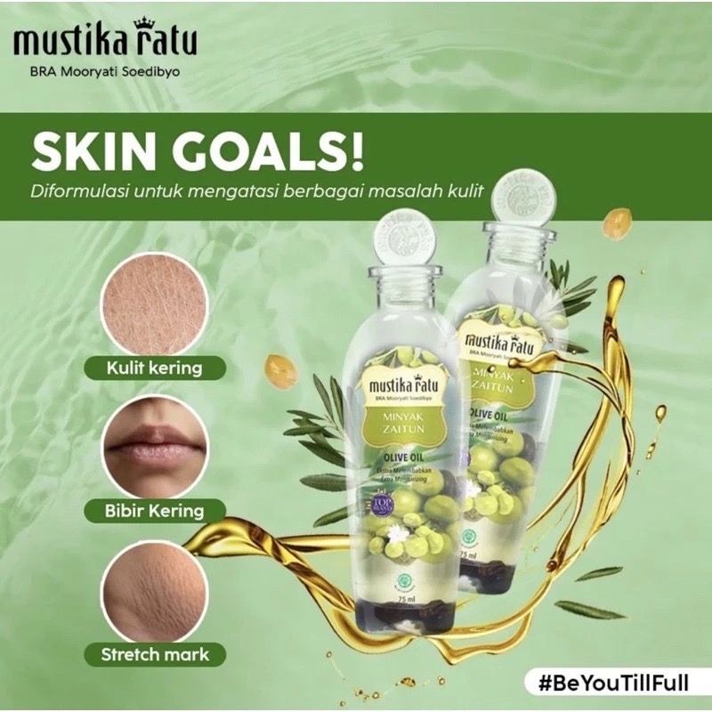 Mustika Ratu Minyak Zaitun 175 ml & Mustika Ratu Minyak Zaitun 75ml
