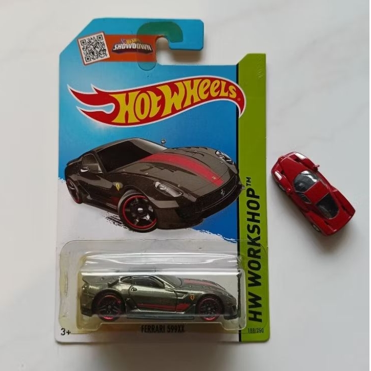 Hot Wheels Ferrari 599xx grey