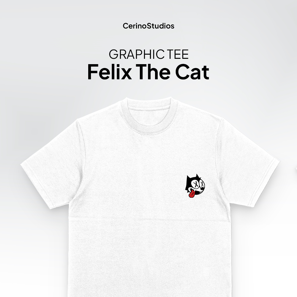 Cerino Studios - Graphic Tee - Felix The Cat Oblong