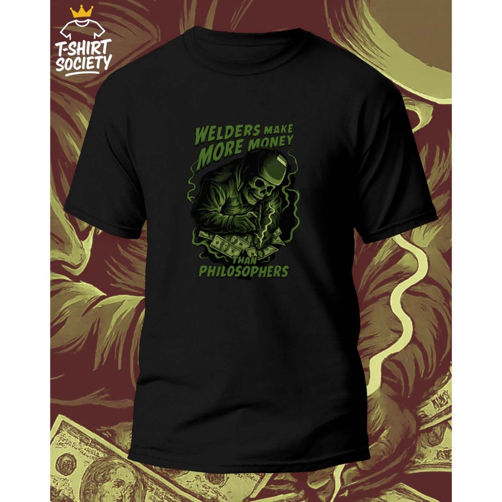 Kaos Welder | Kaos Tukang Las | Kaos Welder Cotton Combed 24s | Kaos Hitam Welder / Tukang Las | Wel