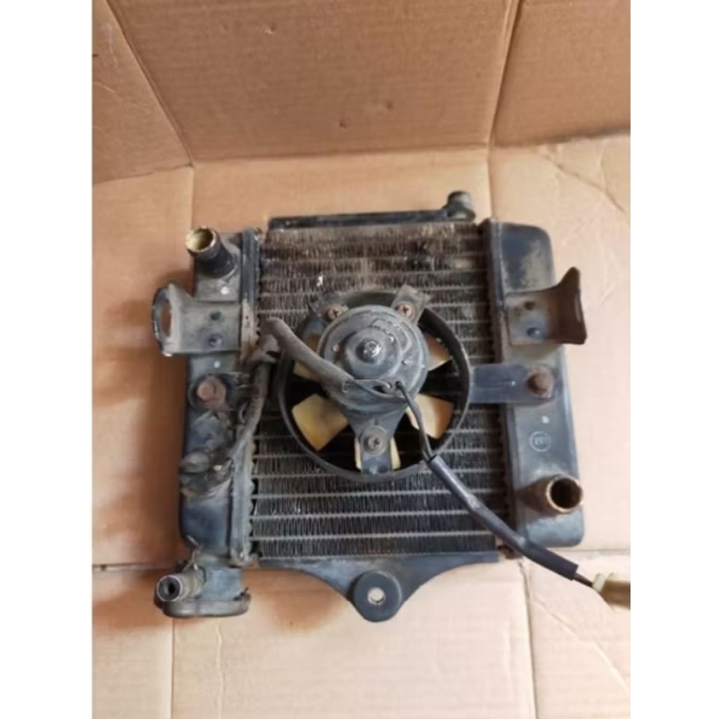 Radiator set kipas honda CS 1 seken original copotan motor
