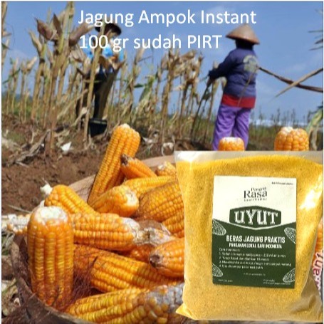 

Nasi Jagung Nasi Ampok 100 gr sudah PIRT 100 % dari jagung lokal