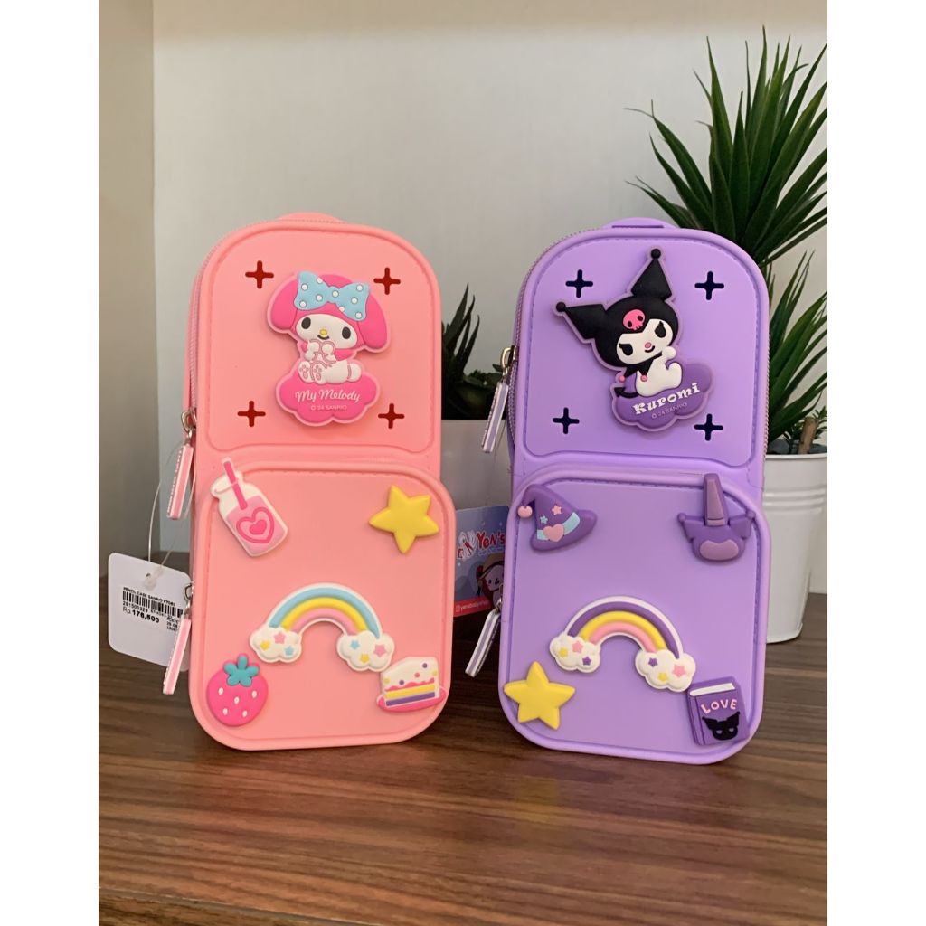 

Pencil Case Sanrio sKT061 - Tempat Pensil Bahan Silicon -Pencil Case Karakter Imut